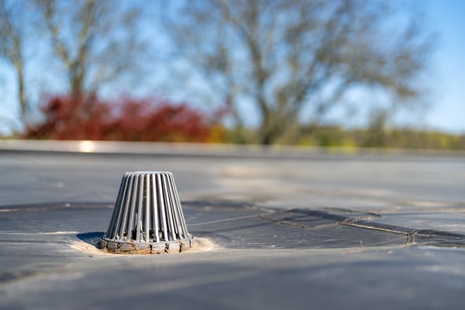 Solution drain