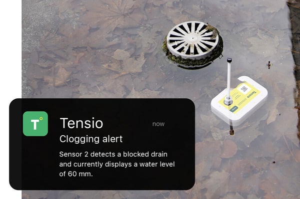 tensio-notification-clogged-roof-drain