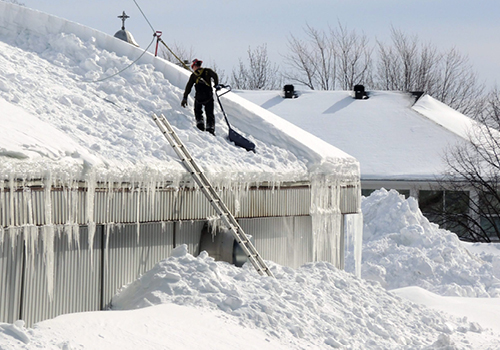 Emergency roof snow removal